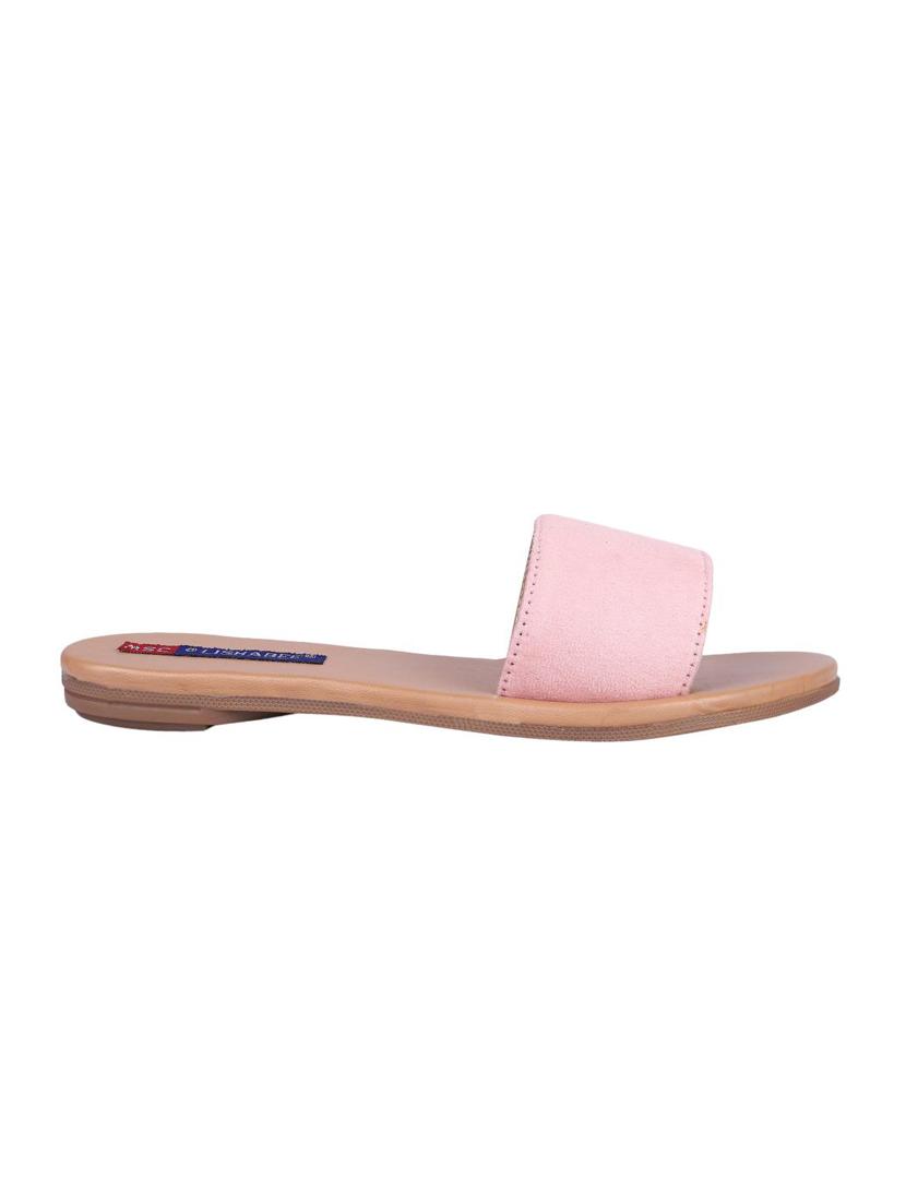 msc pink suede slip on sandals - 16548872 - Zoom Image - 2