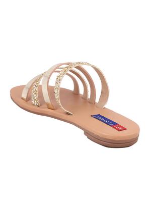 msc gold pu slip on sandals - 16548873 - Standard Image - 3