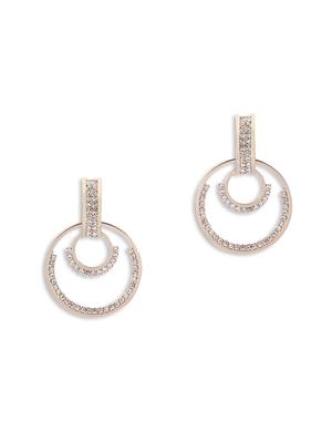 gold crystal drop earring - 16549048 - Standard Image - 2