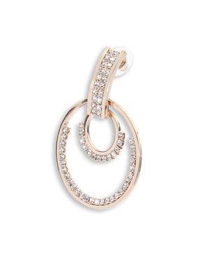 gold crystal drop earring - 16549048 - Standard Image - 3
