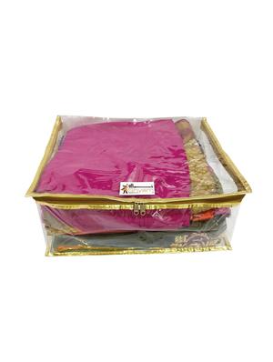 gold silk utility bag - 16550107 - Standard Image - 2