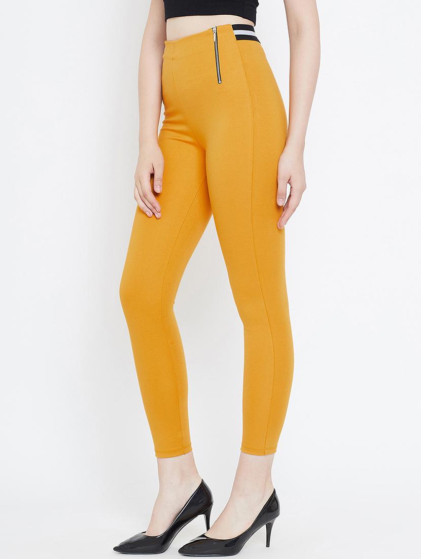 high rise zipper detail jeggings - 16551175 - Zoom Image - 2