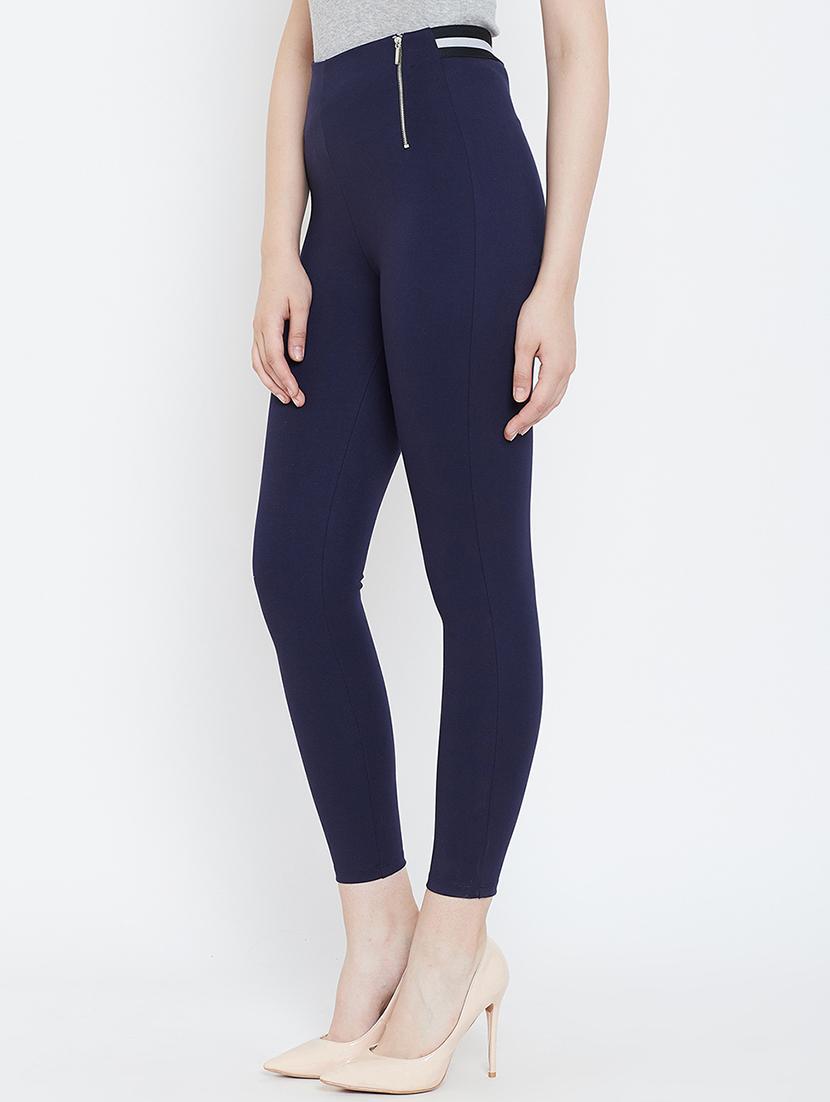high rise zipper detail jeggings - 16551177 - Zoom Image - 2