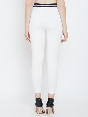high rise zipper detail jeggings - 16551179 - Standard Image - 3