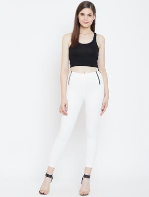 high rise zipper detail jeggings - 16551179 - Standard Image - 4