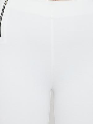 high rise zipper detail jeggings - 16551179 - Standard Image - 5