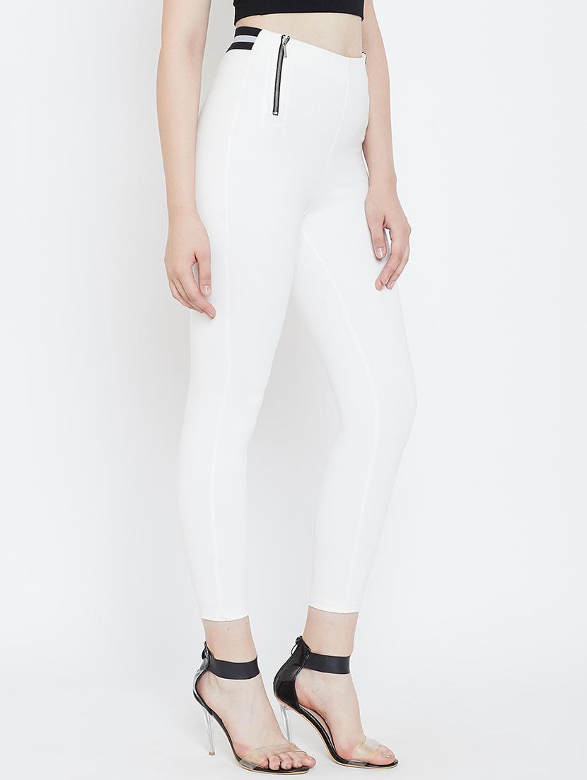 high rise zipper detail jeggings - 16551179 - Zoom Image - 2