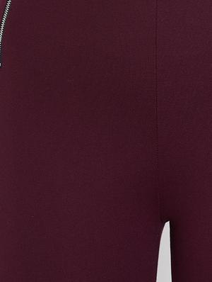 high rise zipper detail jeggings - 16551180 - Standard Image - 5