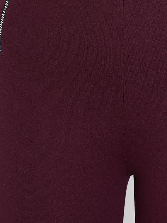 high rise zipper detail jeggings - 16551180 - Zoom Image - 5