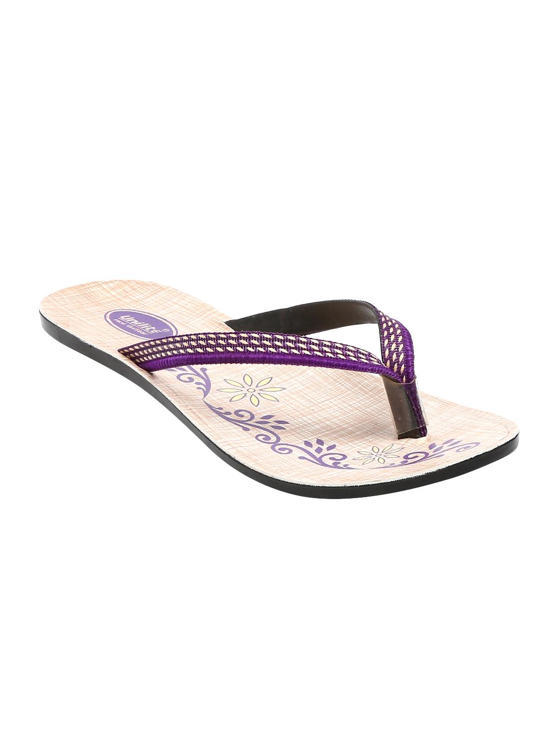 unistar purple slippers flip flops - 16551883 - Zoom Image - 1
