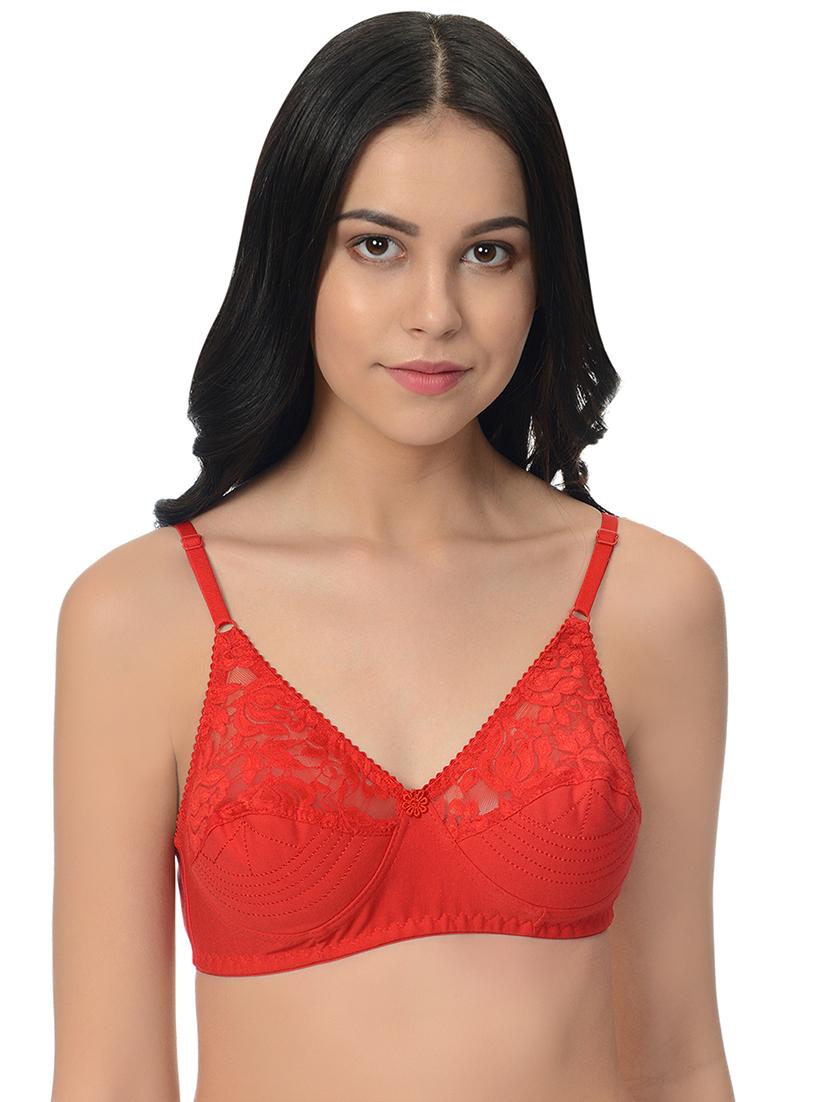 floral patch solid bra - 16552256 - Zoom Image - 1
