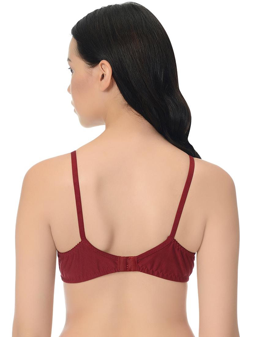 floral patch solid bra - 16552260 - Zoom Image - 2