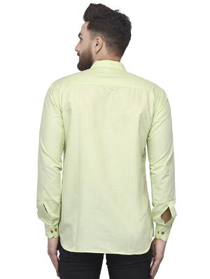 green solid short kurta - 16553196 - Standard Image - 3