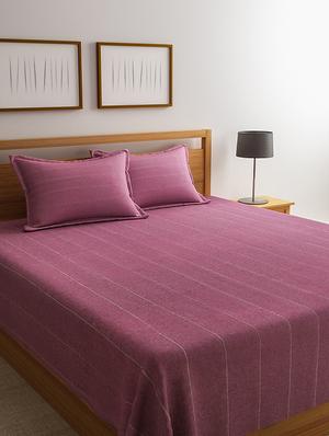 polycotton bed cover with 2 pillow covers - 16553579 - Standard Image - 2
