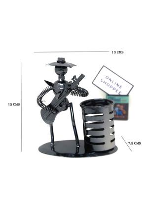 metal bandsman grande pen pencil holder - 16553615 - Standard Image - 3