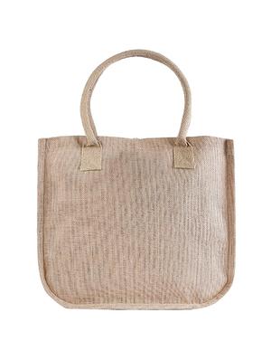 beige jute regular shopping bag - 16554664 - Standard Image - 2