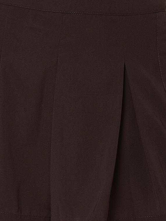 high rise pleated hot pants short - 16555154 - Zoom Image - 5