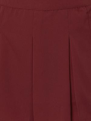 high rise pleated hot pants short - 16555155 - Standard Image - 5