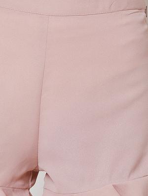 high rise ruffle detail hot pants short - 16555157 - Standard Image - 5