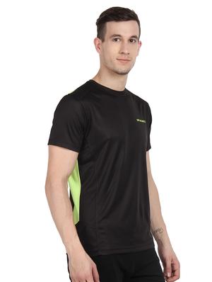 black color block t-shirt - 16555368 - Standard Image - 2