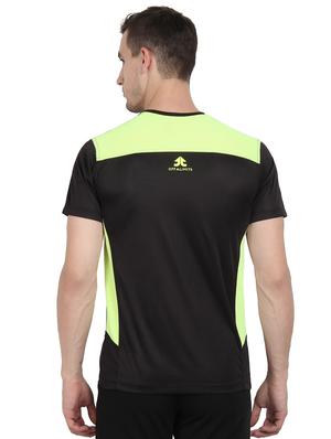 black color block t-shirt - 16555368 - Standard Image - 3