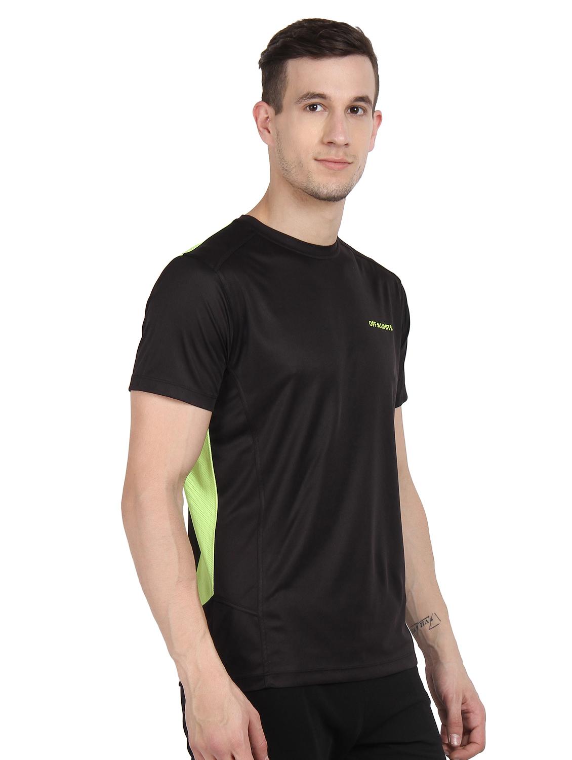 black color block t-shirt - 16555368 - Zoom Image - 2