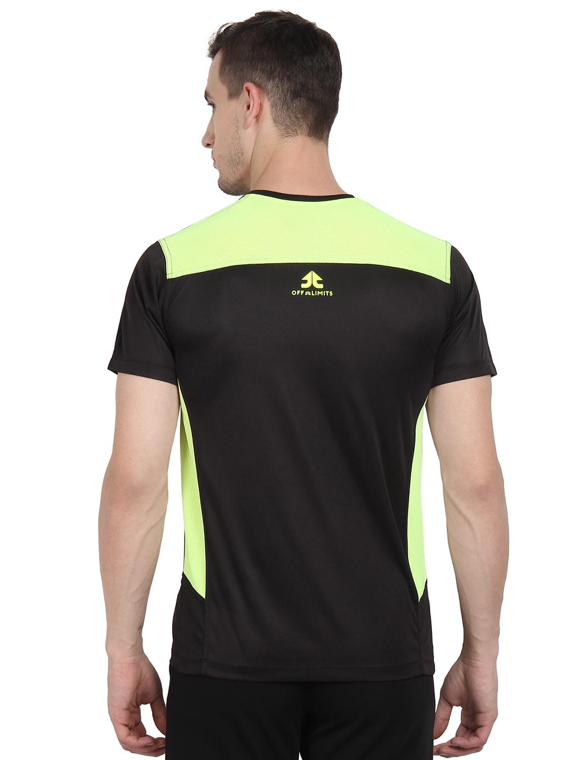 black color block t-shirt - 16555368 - Zoom Image - 3