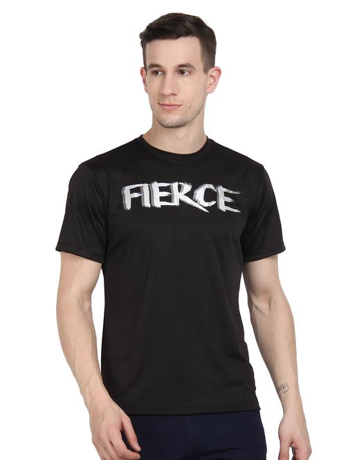 black printed t-shirt - 16555372 - Standard Image - 1