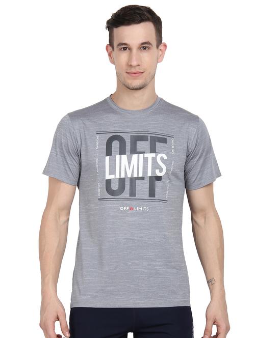 grey printed t-shirt - 16555373 - Standard Image - 1