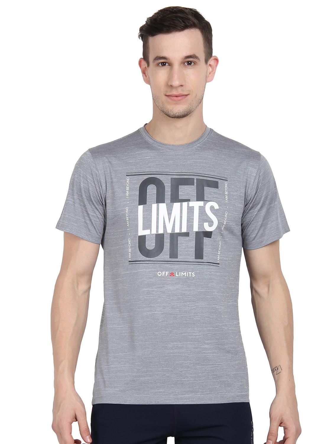 grey printed t-shirt - 16555373 - Zoom Image - 1