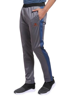 grey side striped full length track pant - 16555392 - Standard Image - 2