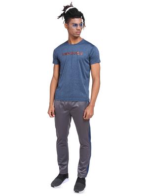 grey side striped full length track pant - 16555392 - Standard Image - 4