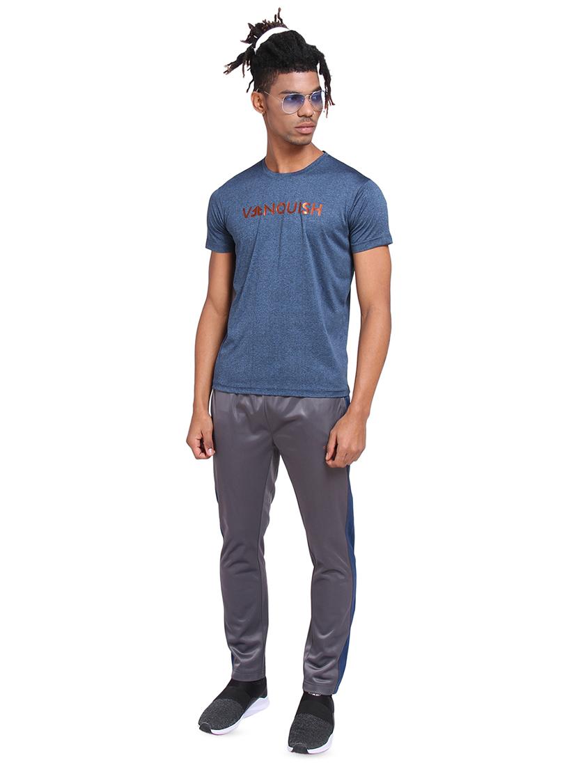 grey side striped full length track pant - 16555392 - Zoom Image - 4
