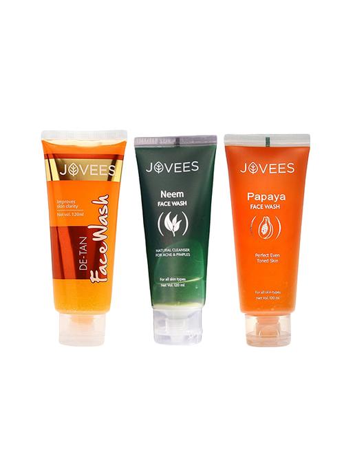 jovees de tan, neem and papaya face wash - 16555452 - Standard Image - 1