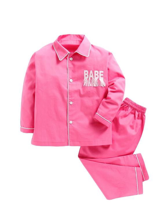 pink cotton pyjama set - 16555614 - Zoom Image - 1