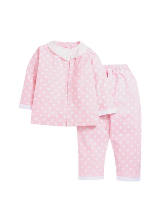 pink cotton pyjama set - 16555615 - Zoom Image - 1