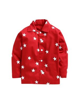 red cotton pyjama set - 16555629 - Standard Image - 2