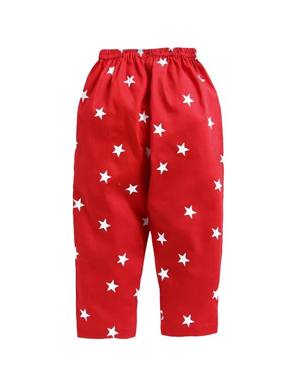 red cotton pyjama set - 16555629 - Zoom Image - 4