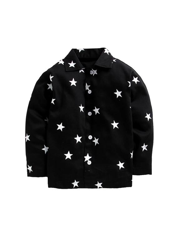 black cotton pyjama set - 16555630 - Zoom Image - 2