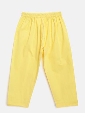 yellow cotton doctor print pyjama set - 16555631 - Standard Image - 3