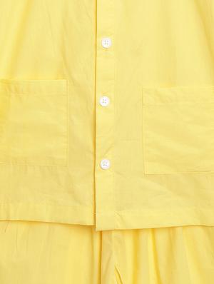 yellow cotton doctor print pyjama set - 16555631 - Standard Image - 4