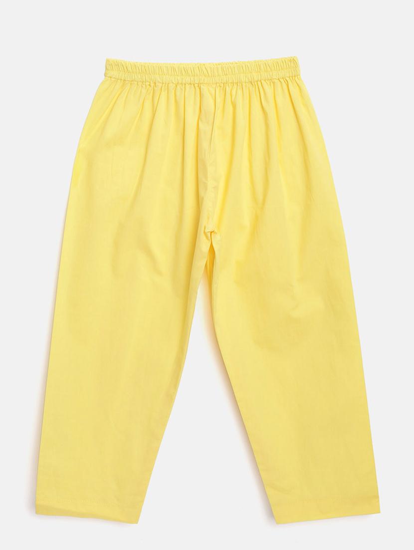 yellow cotton doctor print pyjama set - 16555631 - Zoom Image - 3