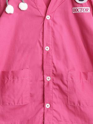pink cotton quirky patch pyjama set - 16555637 - Standard Image - 4