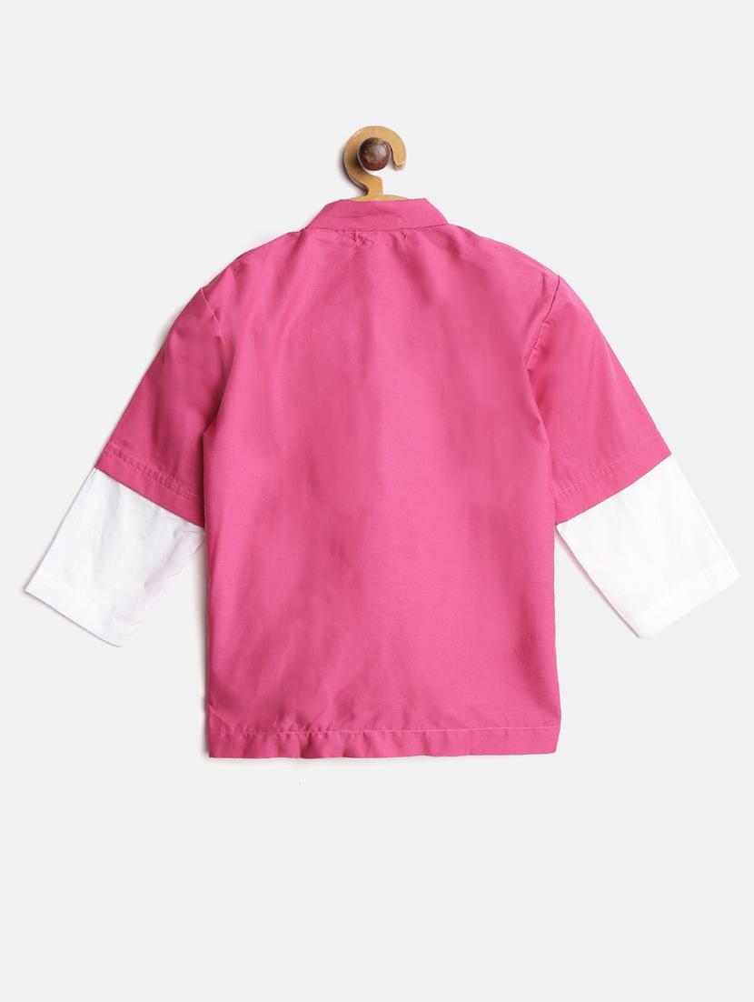pink cotton quirky patch pyjama set - 16555637 - Zoom Image - 2