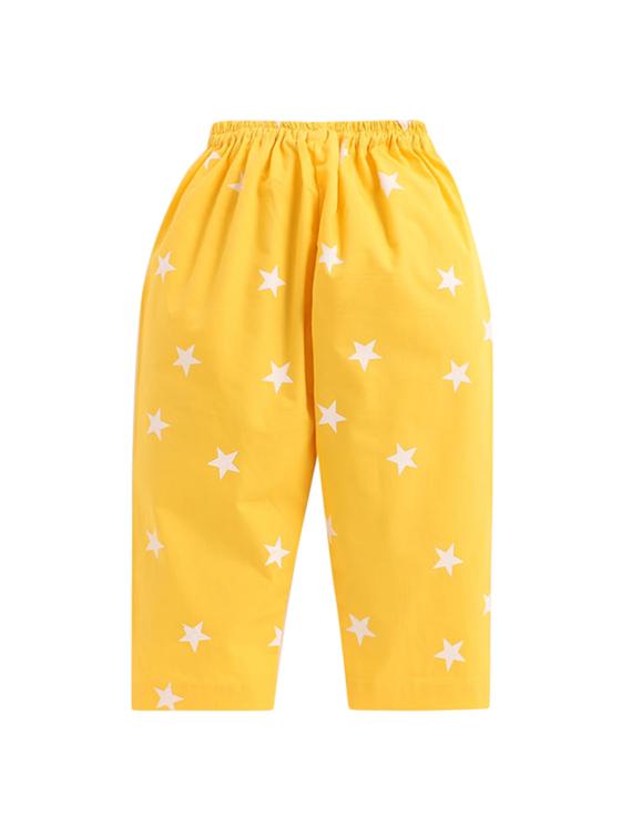 yellow cotton pyjama set - 16555643 - Zoom Image - 4
