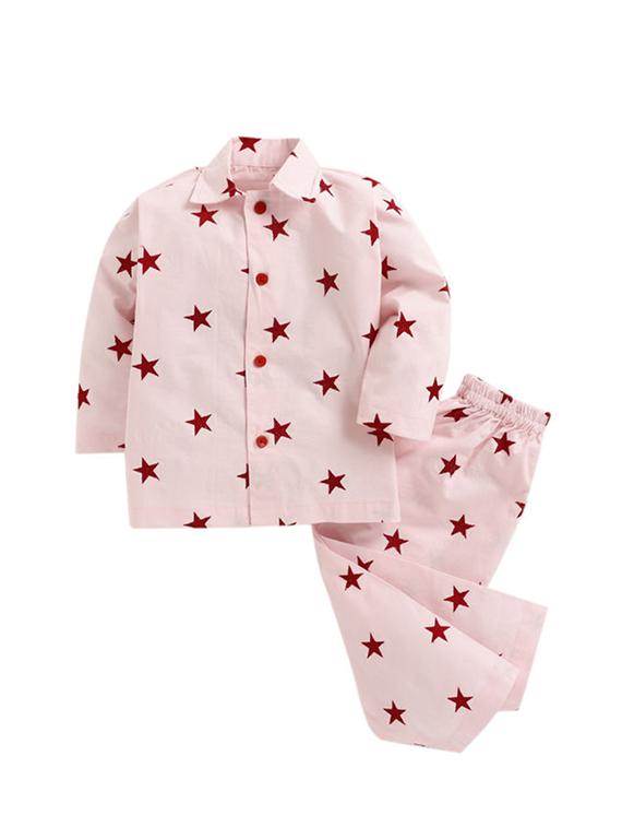 pink cotton pyjama set - 16555646 - Zoom Image - 1