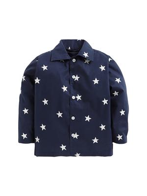navy blue cotton pyjama set - 16555647 - Standard Image - 2