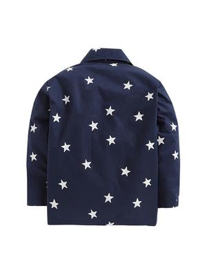 navy blue cotton pyjama set - 16555647 - Standard Image - 3