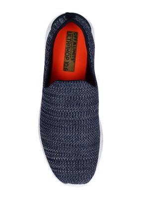 off limits navy blue fabric slip on sport shoes - 16556124 - Standard Image - 3