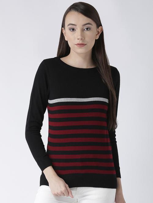 long sleeved solid pullover - 16556821 - Standard Image - 1